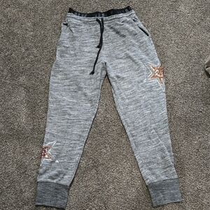 PINK wpmens Joggers with Star Accents